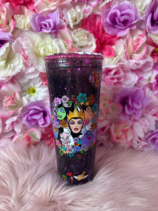 24 oz Snowglobe Tumbler(no drip)