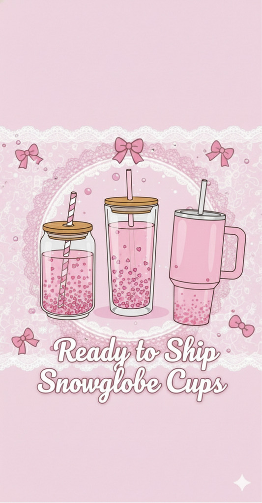 Ready to Ship Snowglobe Cups